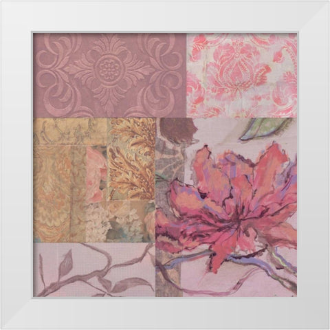 . White Modern Wood Framed Art Print by Haynes, Smith