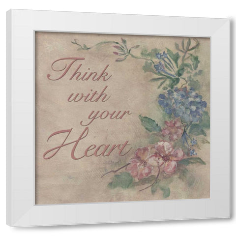 . White Modern Wood Framed Art Print by Haynes, Smith