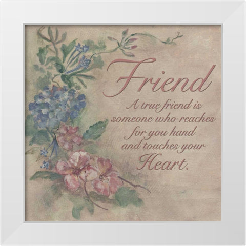 . White Modern Wood Framed Art Print by Haynes, Smith
