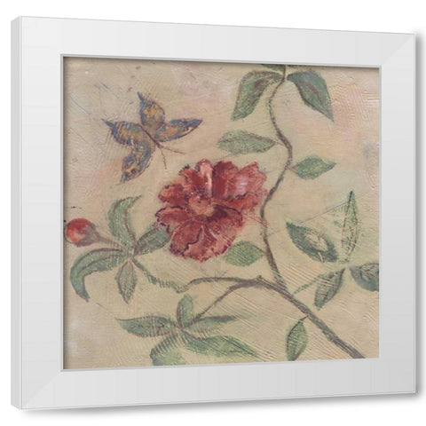 . White Modern Wood Framed Art Print by Haynes, Smith