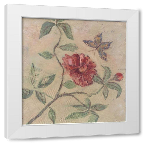 . White Modern Wood Framed Art Print by Haynes, Smith