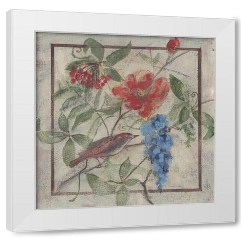 . White Modern Wood Framed Art Print by Haynes, Smith