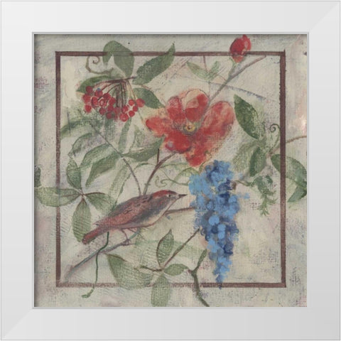 . White Modern Wood Framed Art Print by Haynes, Smith