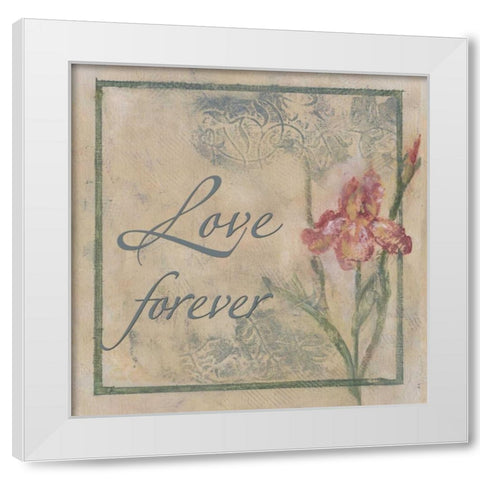 . White Modern Wood Framed Art Print by Haynes, Smith