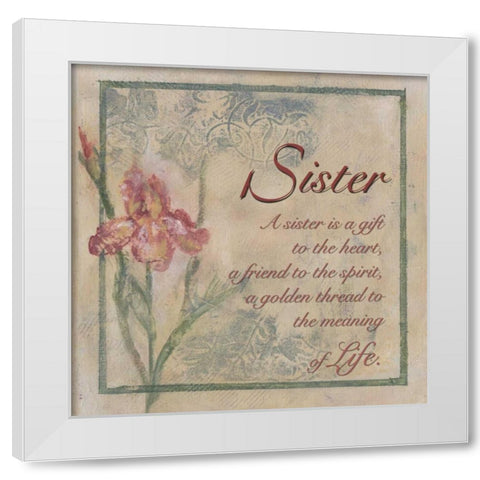. White Modern Wood Framed Art Print by Haynes, Smith