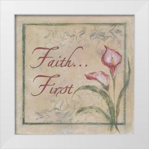 . White Modern Wood Framed Art Print by Haynes, Smith