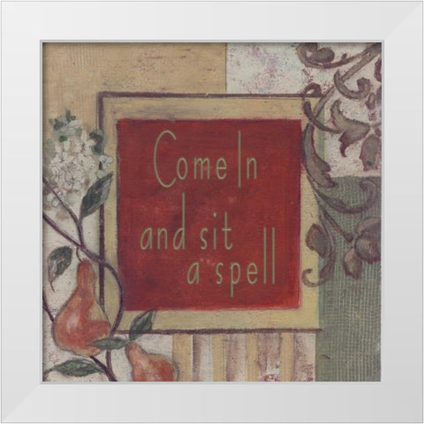 . White Modern Wood Framed Art Print by Haynes, Smith