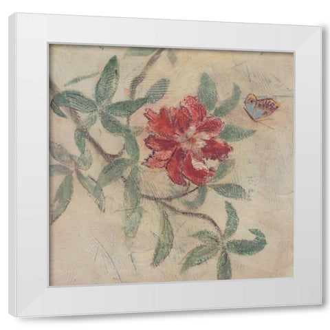 . White Modern Wood Framed Art Print by Haynes, Smith