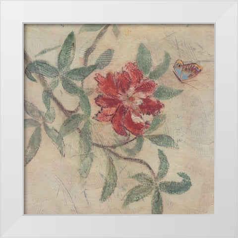 . White Modern Wood Framed Art Print by Haynes, Smith