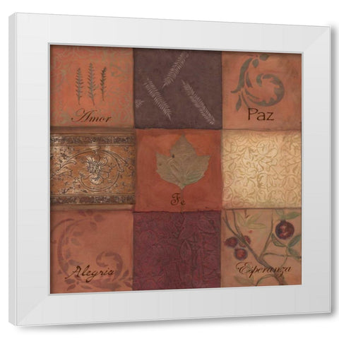 . White Modern Wood Framed Art Print by Haynes, Smith