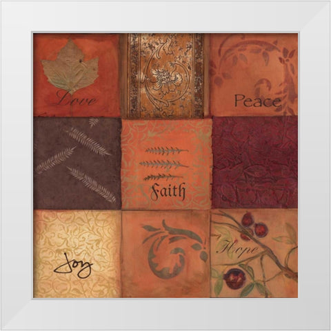 . White Modern Wood Framed Art Print by Haynes, Smith