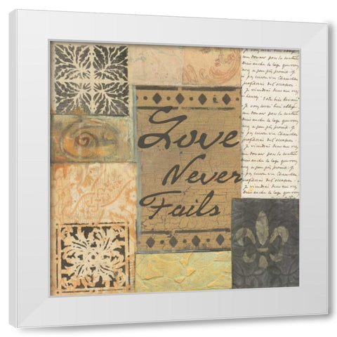 . White Modern Wood Framed Art Print by Haynes, Smith