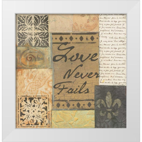 . White Modern Wood Framed Art Print by Haynes, Smith
