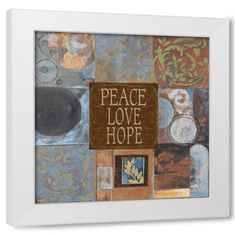 . White Modern Wood Framed Art Print by Haynes, Smith