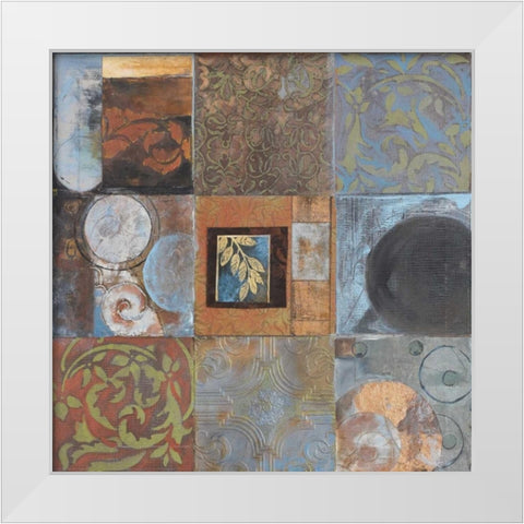 . White Modern Wood Framed Art Print by Haynes, Smith