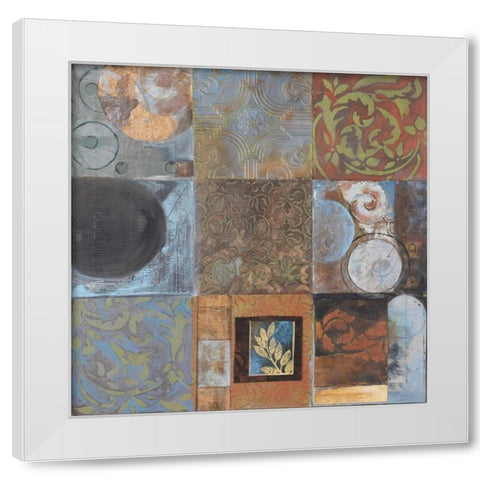 . White Modern Wood Framed Art Print by Haynes, Smith