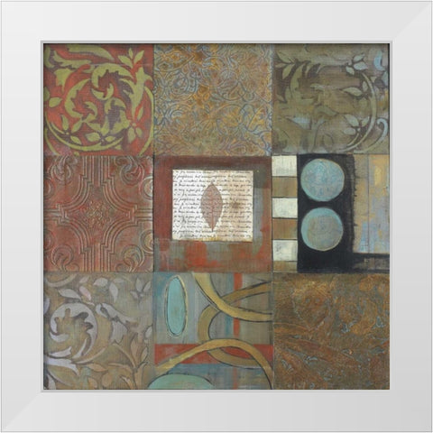 . White Modern Wood Framed Art Print by Haynes, Smith