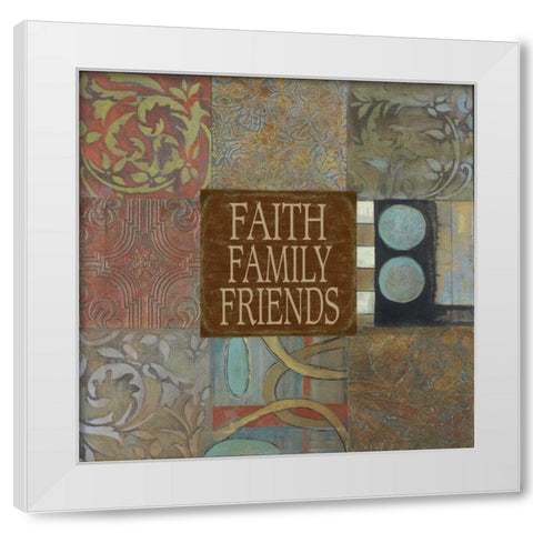 . White Modern Wood Framed Art Print by Haynes, Smith