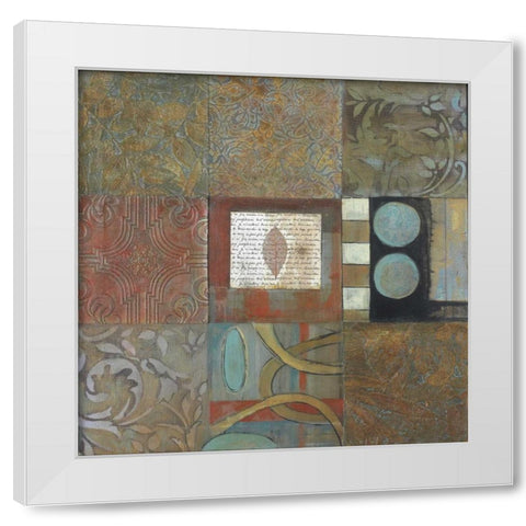 . White Modern Wood Framed Art Print by Haynes, Smith