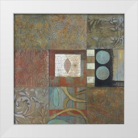 . White Modern Wood Framed Art Print by Haynes, Smith