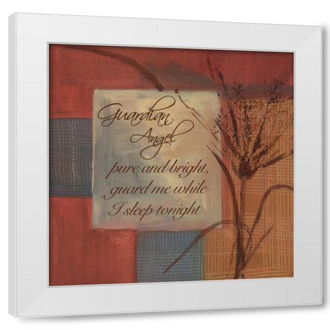 . White Modern Wood Framed Art Print by Haynes, Smith
