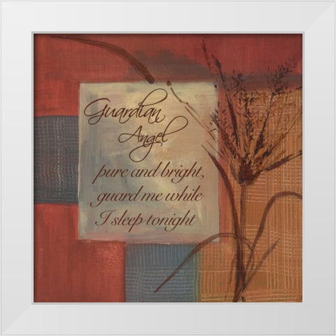 . White Modern Wood Framed Art Print by Haynes, Smith