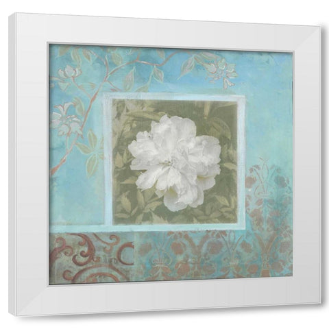 . White Modern Wood Framed Art Print by Haynes, Smith