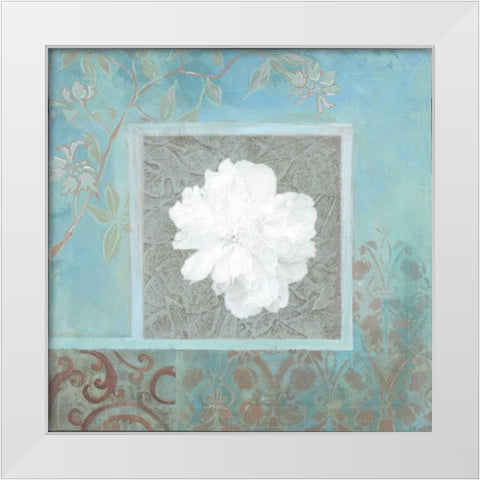 . White Modern Wood Framed Art Print by Haynes, Smith