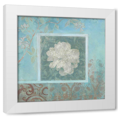 . White Modern Wood Framed Art Print by Haynes, Smith