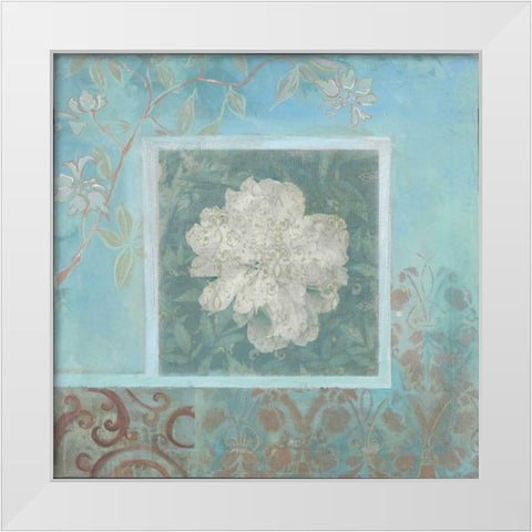 . White Modern Wood Framed Art Print by Haynes, Smith