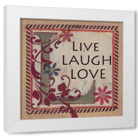. White Modern Wood Framed Art Print by Haynes, Smith