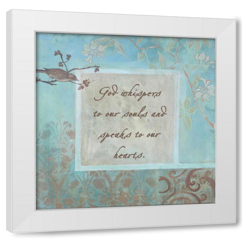 . White Modern Wood Framed Art Print by Haynes, Smith