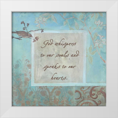 . White Modern Wood Framed Art Print by Haynes, Smith