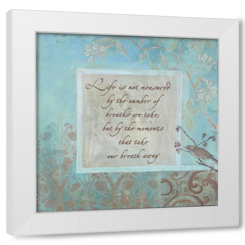 . White Modern Wood Framed Art Print by Haynes, Smith