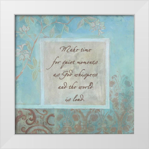 . White Modern Wood Framed Art Print by Haynes, Smith