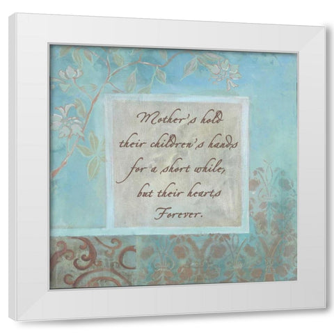 . White Modern Wood Framed Art Print by Haynes, Smith