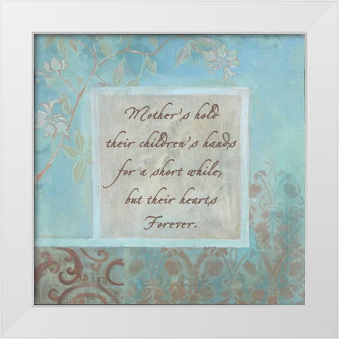 . White Modern Wood Framed Art Print by Haynes, Smith