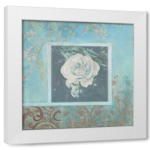 . White Modern Wood Framed Art Print by Haynes, Smith