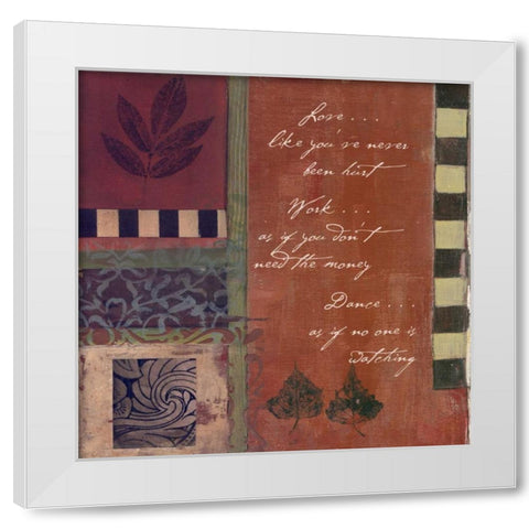 . White Modern Wood Framed Art Print by Haynes, Smith