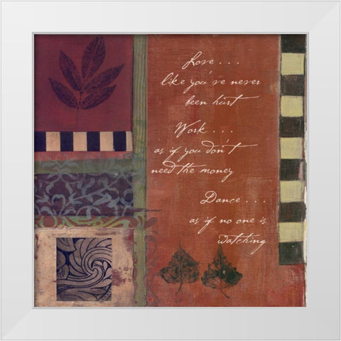 . White Modern Wood Framed Art Print by Haynes, Smith