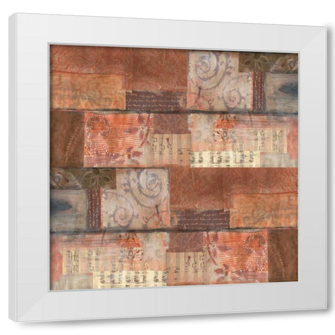 . White Modern Wood Framed Art Print by Haynes, Smith