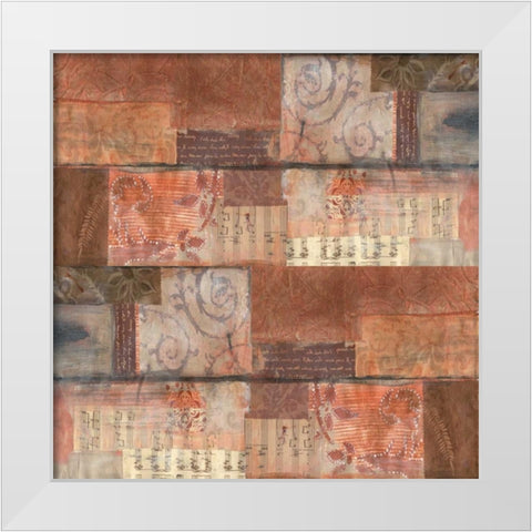 . White Modern Wood Framed Art Print by Haynes, Smith