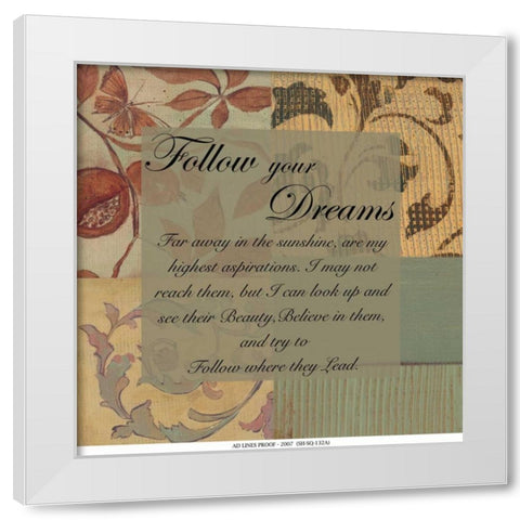 . White Modern Wood Framed Art Print by Haynes, Smith