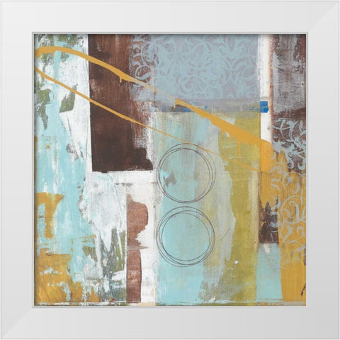 . White Modern Wood Framed Art Print by Haynes, Smith