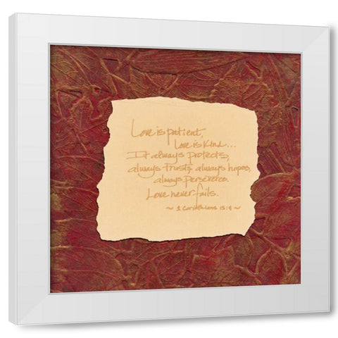 . White Modern Wood Framed Art Print by Haynes, Smith