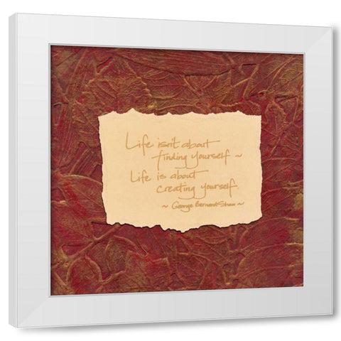 . White Modern Wood Framed Art Print by Haynes, Smith