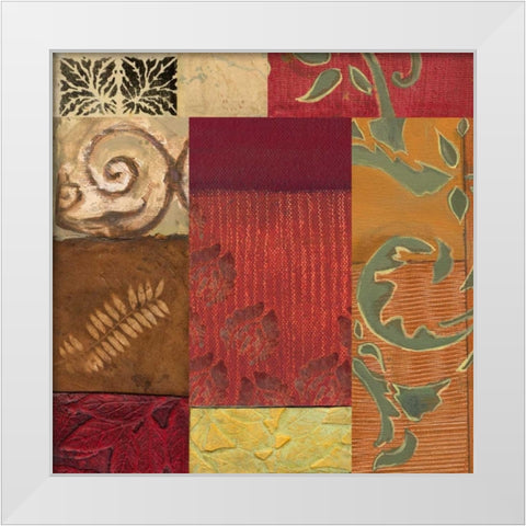 . White Modern Wood Framed Art Print by Haynes, Smith