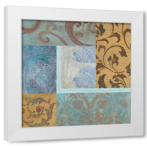 . White Modern Wood Framed Art Print by Haynes, Smith