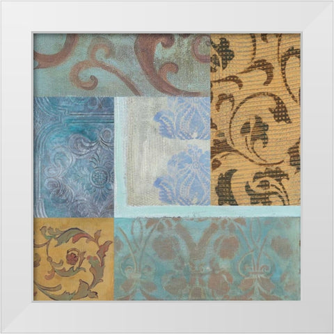 . White Modern Wood Framed Art Print by Haynes, Smith
