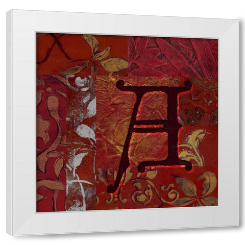 . White Modern Wood Framed Art Print by Haynes, Smith